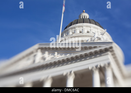 California State House et Capitol Building, Sacramento, CA Banque D'Images