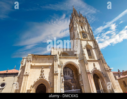 La cathédrale de San Salvador à Oviedo, Espagne Banque D'Images