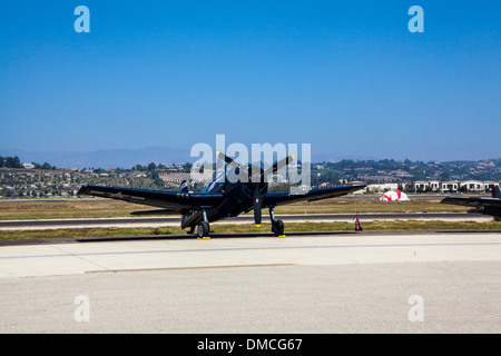 Grumman F6F Hellcat au Envolées Camarillo de Camarillo Airshow en Californie en août 2011 Banque D'Images