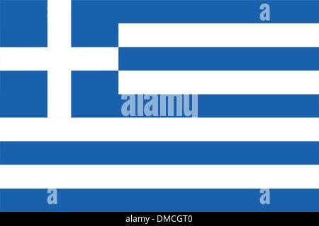 Drapeau de la Grèce Illustration de Vecteur