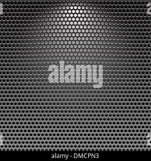 Grille inox foncé metal texture background Illustration de Vecteur