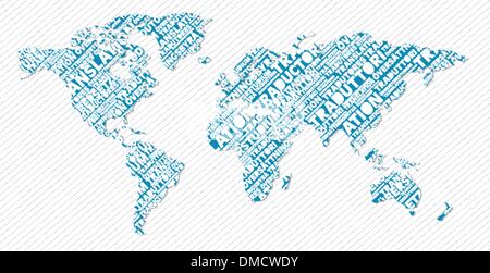 Traduction multilingue monde site concept Illustration de Vecteur