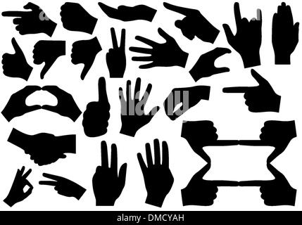 Mains Illustration de Vecteur