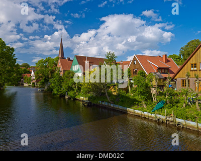 Eglise de Saint Severus en Otterndorf, Land Hadeln, Basse-Saxe, Allemagne Banque D'Images