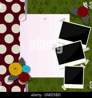 Composition d'album de décoration Illustration de Vecteur