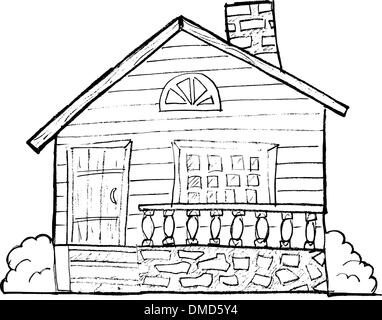Maison, image vectorielle Illustration de Vecteur