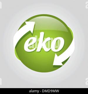 logo vectoriel Eco Illustration de Vecteur