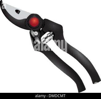 Cisailles de jardin Illustration de Vecteur