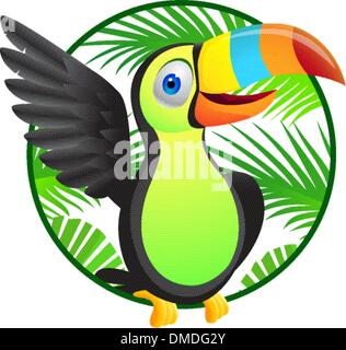 Oiseau Toucan Illustration de Vecteur