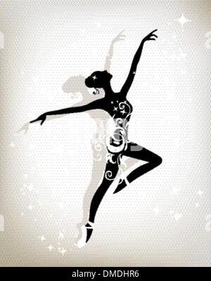 Danseuse de ballet pour votre conception Illustration de Vecteur