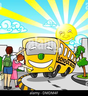Retour à l’école Illustration de Vecteur