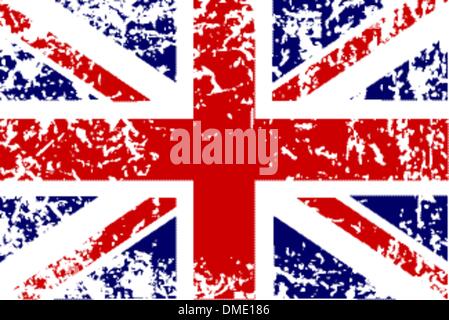 Grunge flag of United Kingdom Illustration de Vecteur