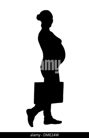 Femme enceinte Illustration de Vecteur