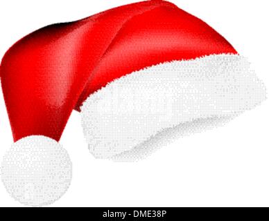 Rouge Santa Claus hat Illustration de Vecteur