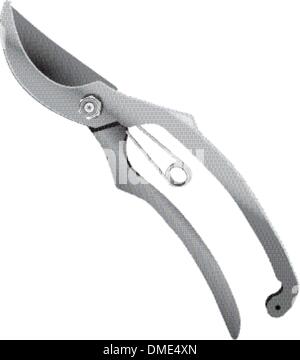 Cisailles de jardin Illustration de Vecteur