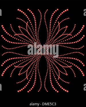 Dot background abstract star vector art Illustration de Vecteur