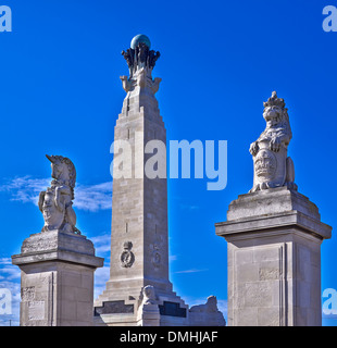 Le monument commémoratif de guerre navale, Southsea Portsmouth Banque D'Images