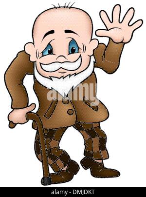 Grand-père Illustration de Vecteur