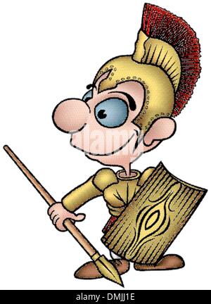 Soldat romain Illustration de Vecteur