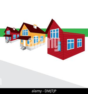 Maison de l'architecture, vecteur Illustration de Vecteur
