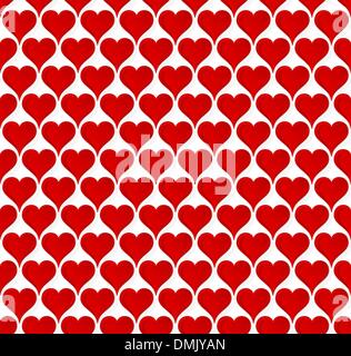 Valentine hearts seamless wallpaper Illustration de Vecteur