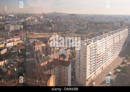 Gennevilliers, région du nord de banlieue parisienne, haut-de-seine departement, Région Ile de France, France. Banque D'Images