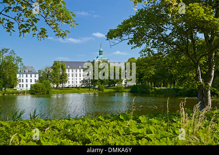 Palais Gottorf Plage avec cavalier house, Schleswig Holstein, District, Schleswig-Holstein, Allemagne Banque D'Images