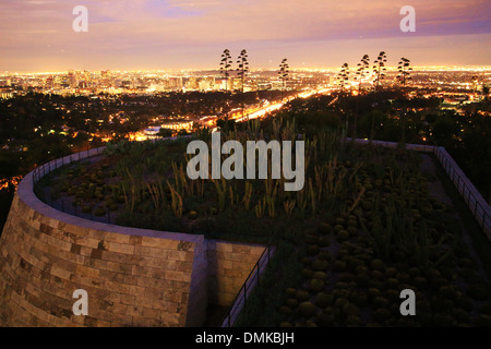 Vue de Los Angeles du Getty Center Banque D'Images