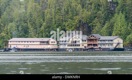 King Pacific Lodge # 2, Barnard Harbour, centre de la côte de la Colombie-Britannique, Canada Banque D'Images