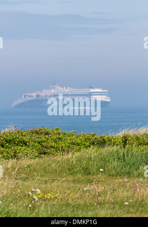 Une ligne de couleur classe SuperSpeed ro/pax ferry Hirtshals off. Banque D'Images