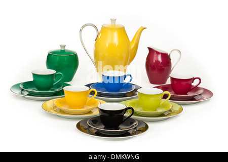 Noritake japonais (Nippon Toki Kaisha Ltd) service thé / café en porcelaine Banque D'Images