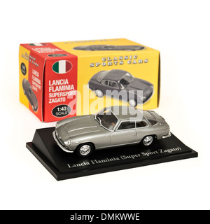 Éditions Atlas Réplique échelle 1:43 de 1960 Lancia Flaminia Super Sport Zagato) (voiture de sport Banque D'Images