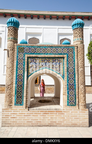 Bâtiment dans Bakhauddin Naqshband complexe, également connu sous le nom de Mémorial de Baha Ad Din Naqshbandi, Boukhara, Ouzbékistan Banque D'Images