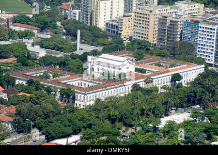 9º Distrito DNPM-Museu de Ciência da Terra (Musée des Sciences de la Terre) sur l'Avenida Pasteur, Rio de Janeiro, Brésil. Banque D'Images