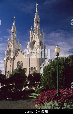 Sts. Peter & Paul's Church, Washington Square, North Beach, San Francisco, Californie Banque D'Images