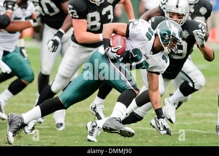 18 Octobre 2009 : Philadelphia Eagles Quintin Demps (39) au cours de l'action de jeu le dimanche à l'Oakland Coliseum à Oakland, Californie l'Oakland Raiders défait les Philadelphia Eagles 13-9. Crédit obligatoire - Konstandinos Goumenidis / Southcreek Global Media. (Crédit Image : © Global/ZUMApress.com) Southcreek Banque D'Images