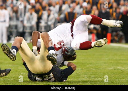 24 Octobre 2009 : ... au cours de l'action de jeu. Boston College of the Atlantic Coast Conference), à Notre Dame, indépendant, au stade Notre-dame à South Bend, Indiana. Notre Dame a gagné le match 20-16..Crédit obligatoire : Scott W. Grau / Southcreek Global (Image Crédit : © Southcreek/ZUMApress.com) mondial Banque D'Images