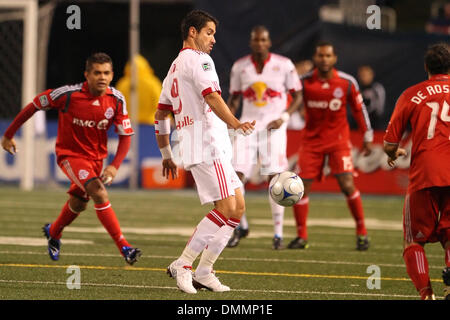 24 Octobre 2009 : New York Red Bulls # 9 Le capitaine Juan Pablo Angel. Les New York Red Bulls défait 5-0 Toronto FC au Giants Stadium, Rutherford, NJ.Crédit obligatoire : Anthony Gruppuso/ Southcreek Global (Image Crédit : © Southcreek/ZUMApress.com) mondial Banque D'Images