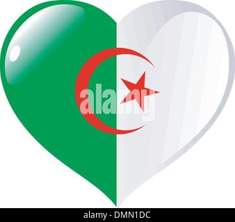 Série avec coeur en couleurs nationales Illustration de Vecteur