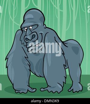 gorille Illustration de Vecteur