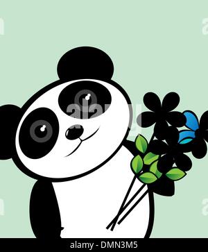 Panda Illustration de Vecteur