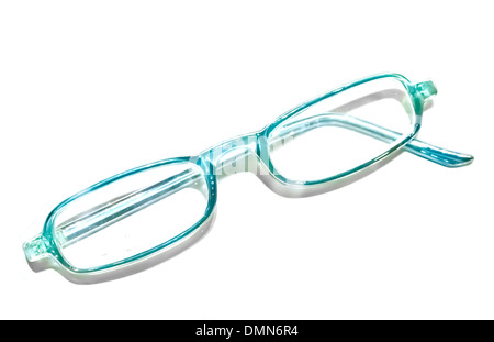 Broken frame d'un oeil-lunettes Banque D'Images