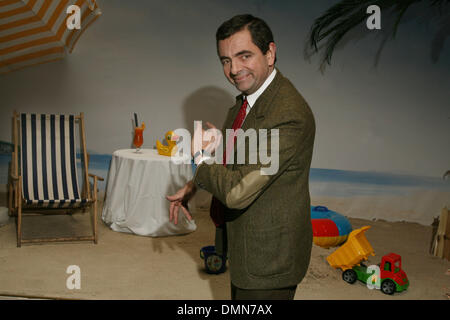 Rowan Atkinson au photocall de son nouveau film "M. Bean. Maison de vacances du Bean' à Berlin. Banque D'Images