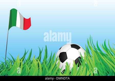 Aire de jeux de football, italie Illustration de Vecteur