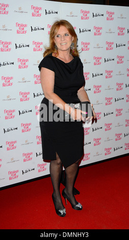 Sarah Ferguson pour le soulagement de la mode a eu lieu au restaurant du centre-ville London England - 09.08.12 Banque D'Images