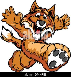 Image de vecteur graphique une bonne course Fox Mascot Illustration de Vecteur