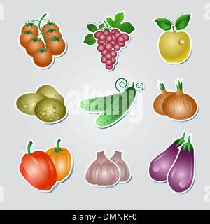 Ensemble de légumes Illustration de Vecteur