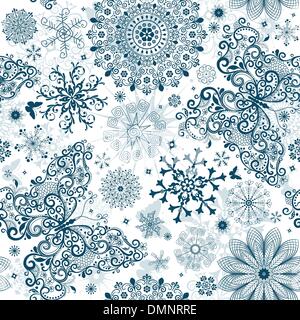 Motif transparent Vintage Noël Illustration de Vecteur