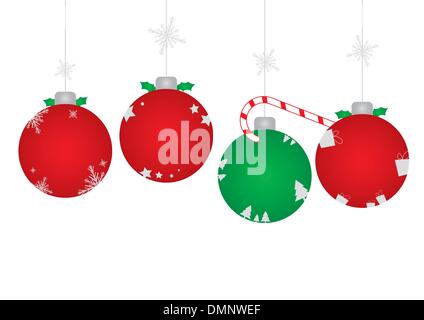 Boule de Noël design Illustration de Vecteur