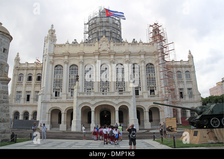 L'avant du Museo de la Revolución, vieille La Havane (La Habana Vieja), Cuba, mer des Caraïbes, l'Amérique centrale Banque D'Images